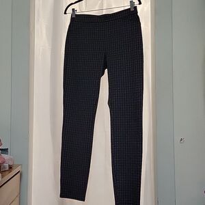 * HALSTON small plaid stretch pants